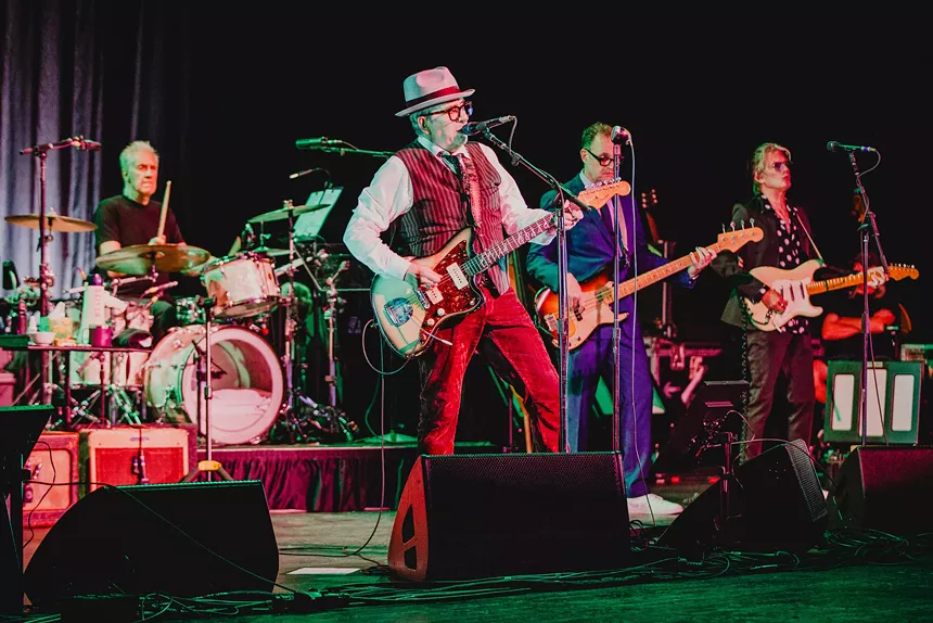 Elvis Costello & the Imposters performing live in Miami
