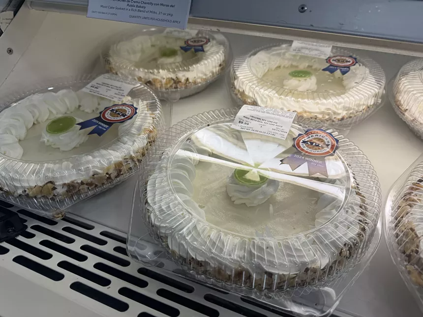 key lime pies in plastic containers