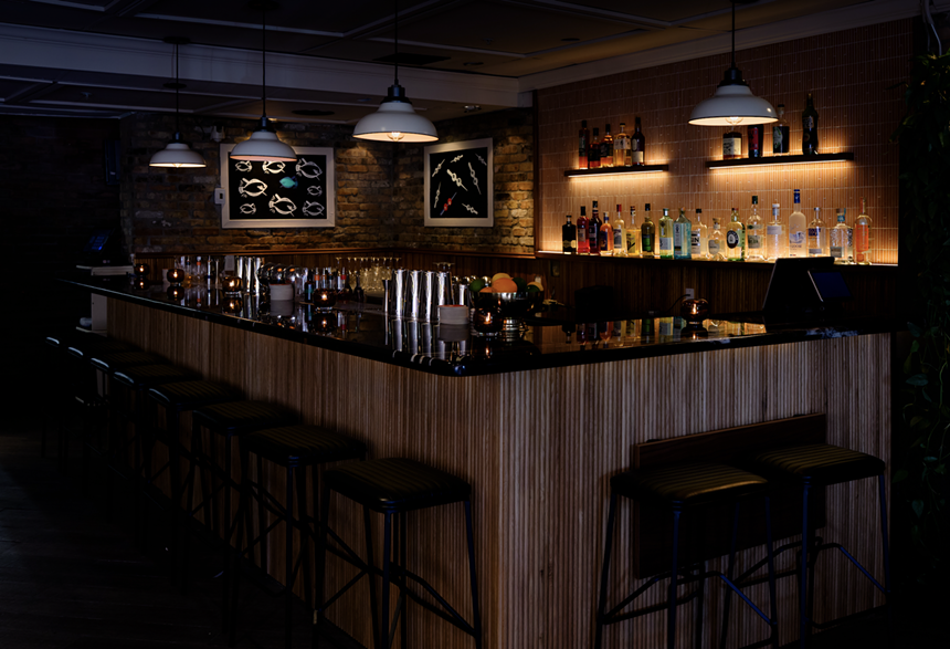 moody dark restaurant