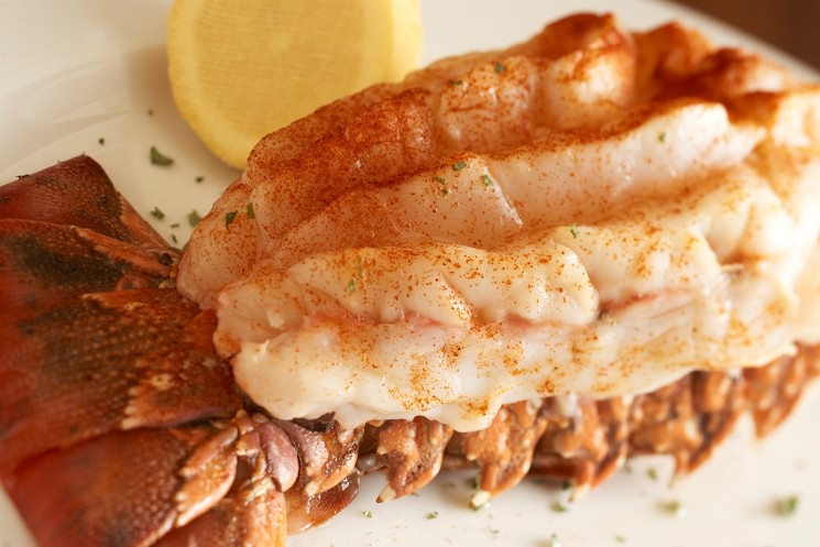 Love and lobster tails go hand in hand at Ill Forks Steakhouse. - COURTESY OF ILL FORKS PRIME STEAKHOUSE