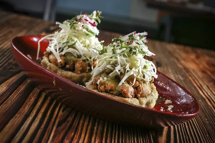 Sopes: Creamy inside and crisp outside. - PHOTO BY CANDACEWEST.COM