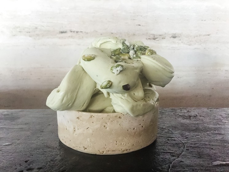 Honey pistachio gelato - PHOTO BY ILONA OPPENHEIM