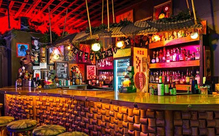 Kreepy Tiki Bar & Lounge, the tiki-themed bar portion of Kreepy Tiki tattoo parlor, will close at the end of March. - PHOTO COURTESY OF KREEPY TIKI