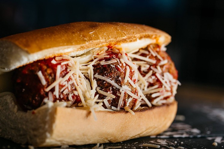 Deli staples are blended with Italian sandwiches such as a meatball sub. - COURTESY OF HANK & HARRY'S