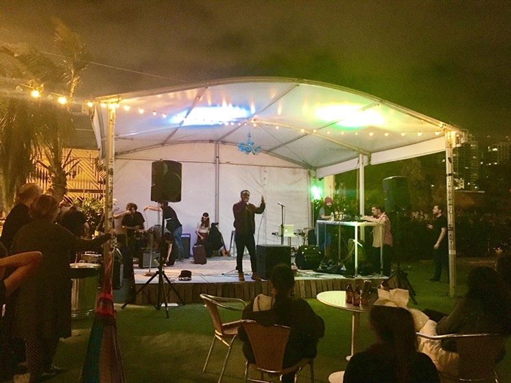 Come out to Words & Wine every Wednesday night. - COURTESY WYNWOOD YARD