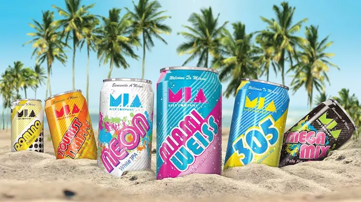 MIA Beer Co. cans a number of styles, including a Berliner-style Weiss, a golden ale, a white IPA, and Belgian-style tripel. - PHOTO COURTESY OF MIA BEER CO.