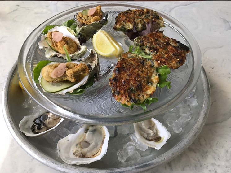 Enjoy raw and baked oysters at Mignonette. - COURTESY OF MIGNONETTE