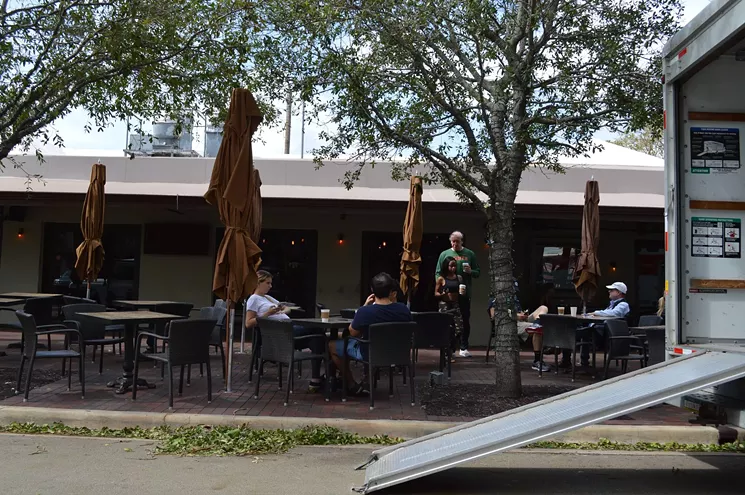 GreenStreet reopened in Coconut Grove Monday, September 11, just hours after Hurricane Irma hit. - PHOTO BY MARIO ARIZA