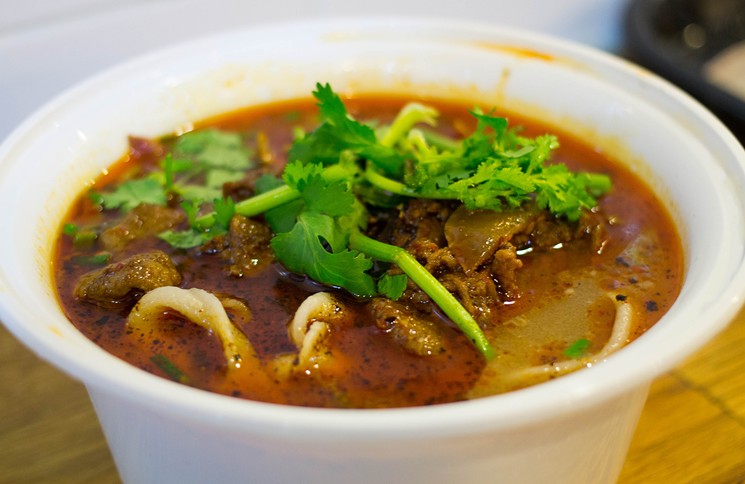 Spicy cumin lamb noodles at Xi'an Famous Foods. - LWYANG / FLICKR