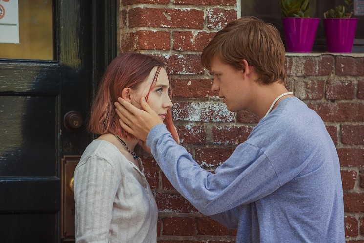 Saoirse Ronan and Lucas Hedges in Lady Bird. - A24