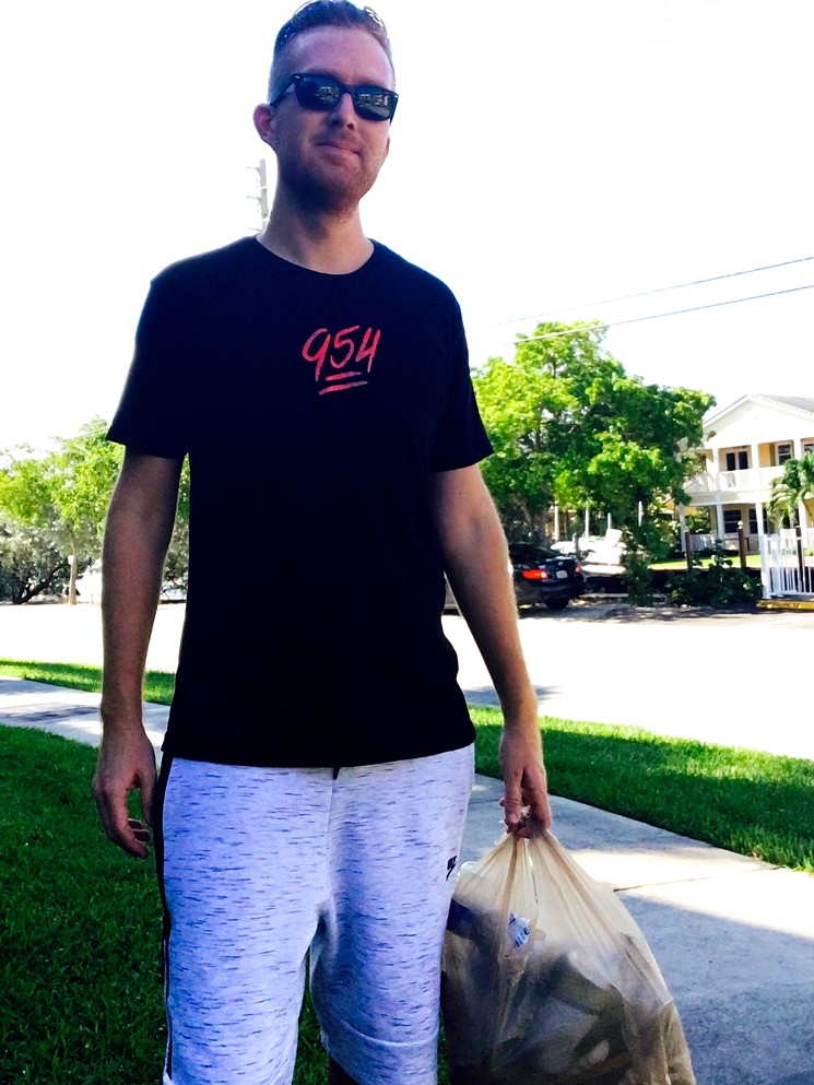 Jesse Scott in Fort Lauderdale in November 2016. - COURTESY OF JESSE SCOTT