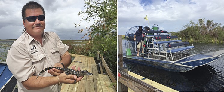 John Tigertail and his family have operated airboats since the 1940s. - PHOTOS BY ISABELLA VI GOMES