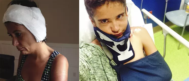 Two years after the Gator Park accident, Erika Panassie and her son Jorquera are still suffering. - PHOTO COURTESY OF JULIO ACOSTA