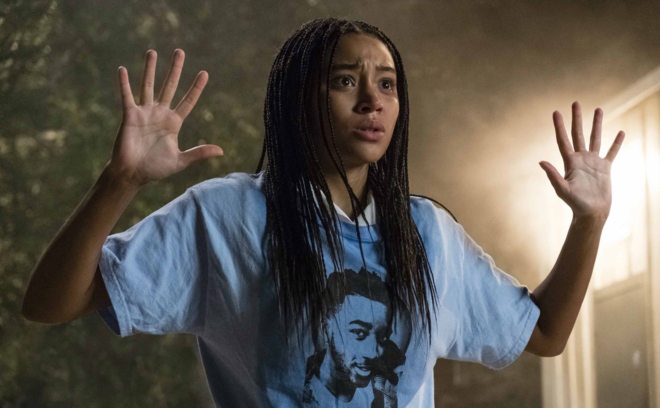 Amandla Stenberg plays Starr, a 16-year-old girl who witnesses a white cop gunning down her childhood friend, in George Tillman Jr.’s The Hate U Give, based on Angie Thomas’ acclaimed young adult novel.