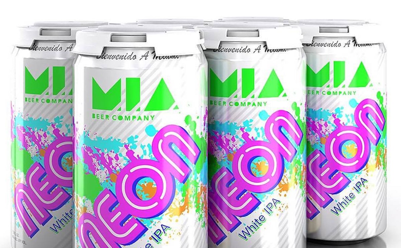 MIA Beer Company's Neon white IPA is one of several products set to be released in cans for the first time.
