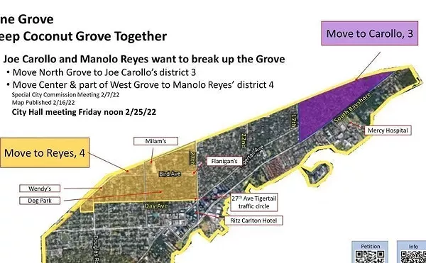 Coconut Grove Residents Battle "Blatantly Racist" Redistricting Proposal