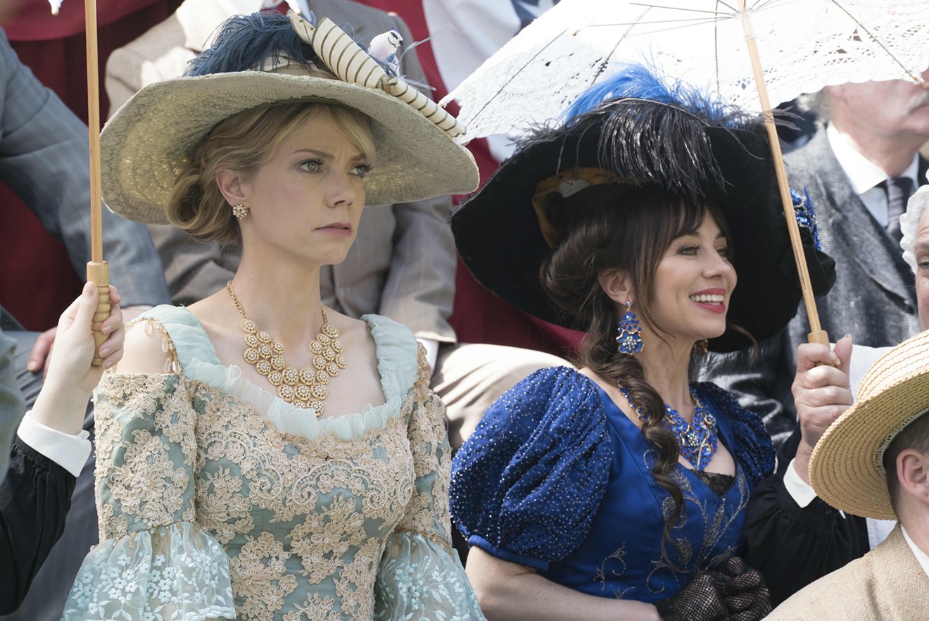 As creators and stars of Comedy Central show Another Period, Riki Lindhome (left) and Natasha Legger play two consistently vapid siblings looking to make themselves famous in early 20th-century America.