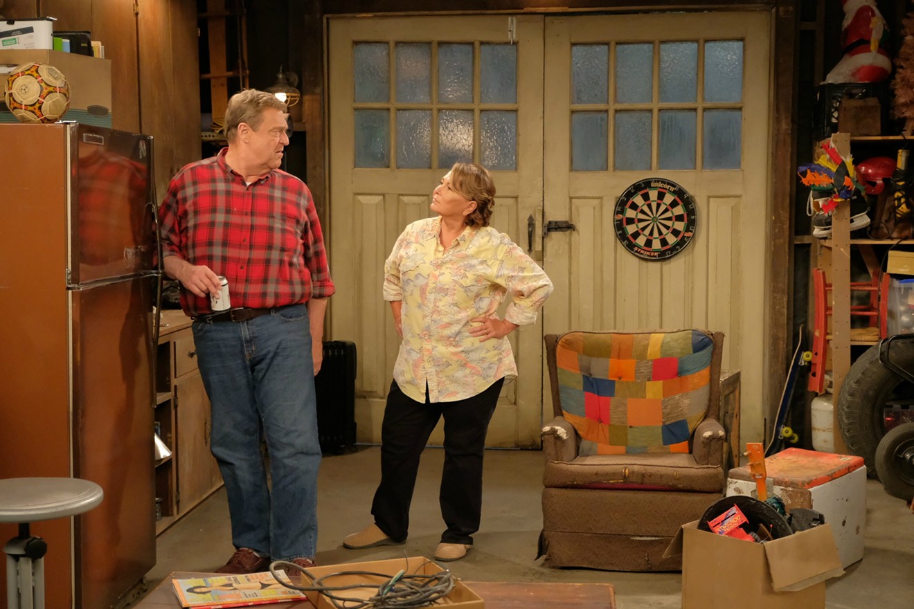 John Goodman (left) and Roseanne Barr reprise their roles as Dan and Roseanne Conner in the reboot of the ABC 1980s/’90s sitcom Roseanne, about a blue-collar family loudly making ends meet.