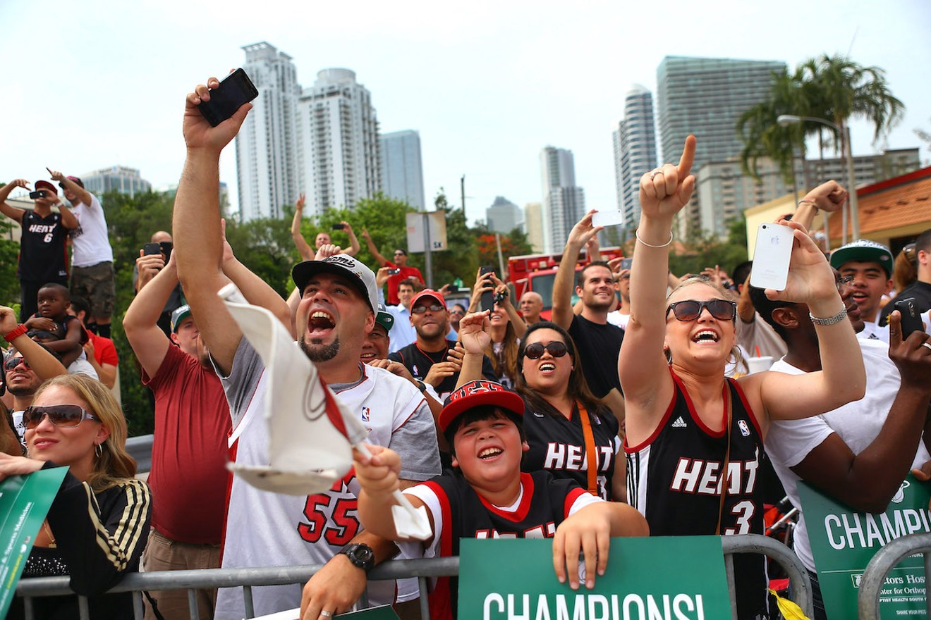 You don't have to look very hard to find someone talking trash about Miami Heat fans.