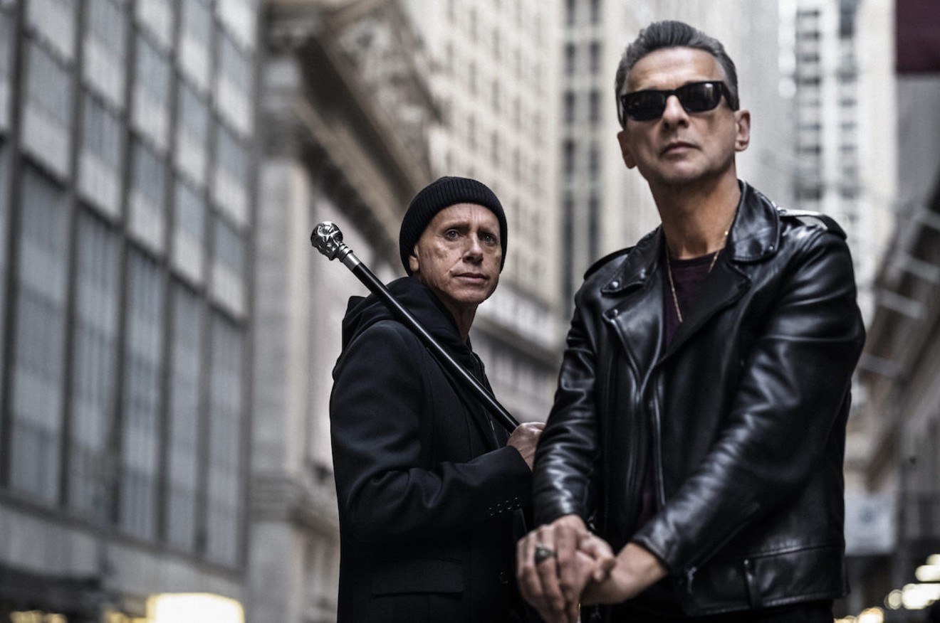 Martin Gore (left) and Dave Gahan of Depeche Mode