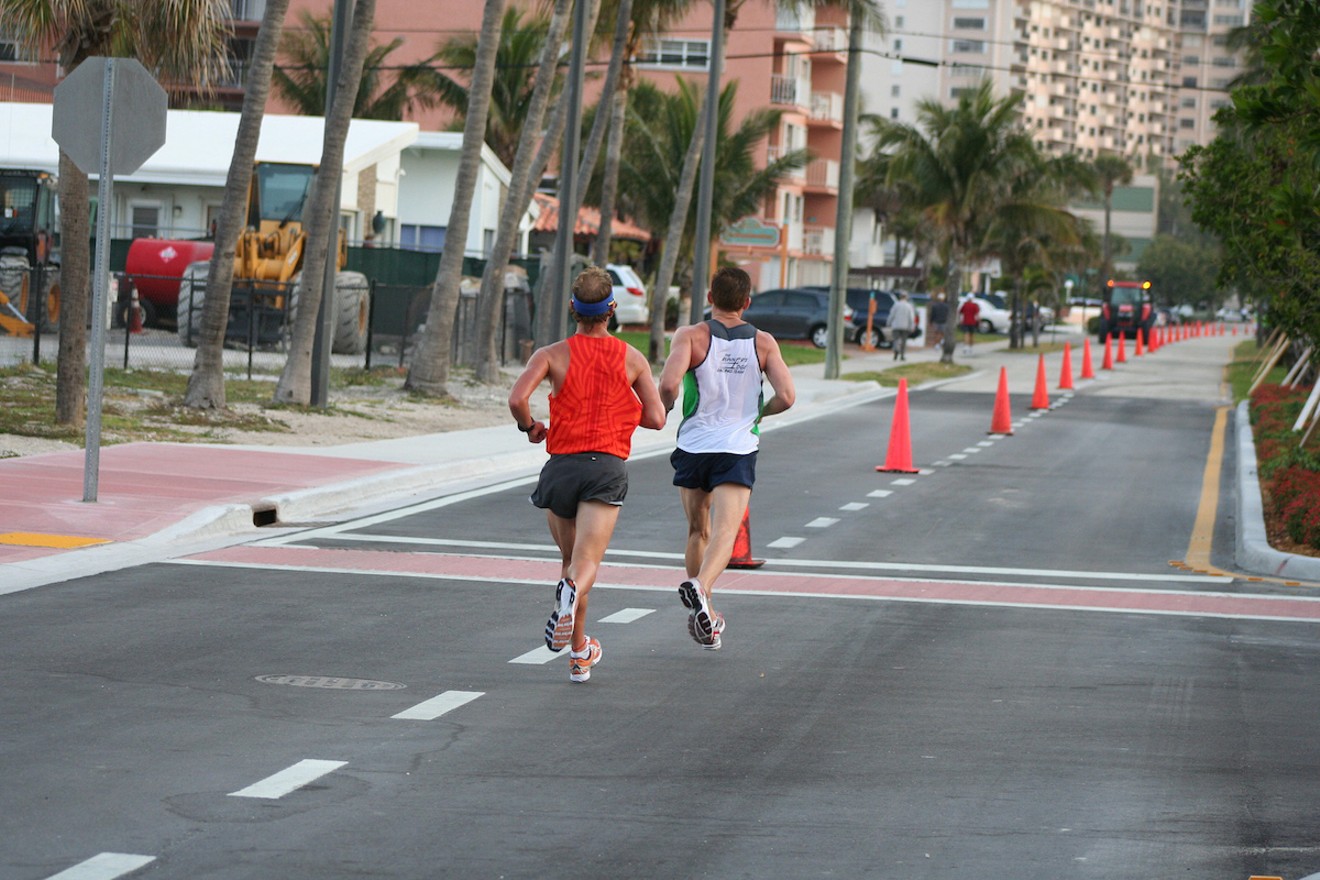 Runners in a recent edition of the Fort Lauderdale Marathon. This year's second-place winner was disqualified after an investigation by an independent blogger.