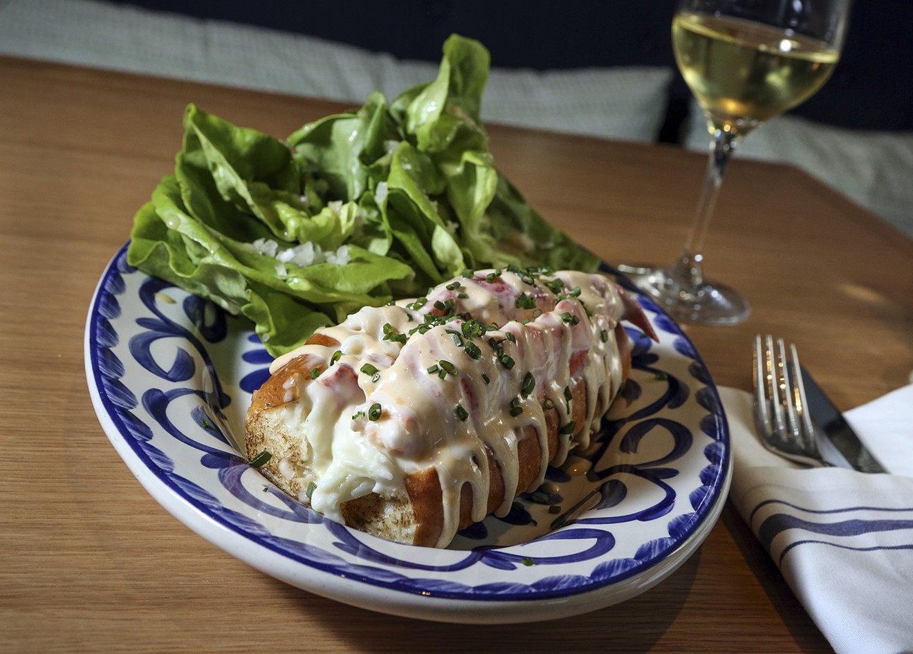 Butter-poached lobster roll. See more photos from Point Royal here.