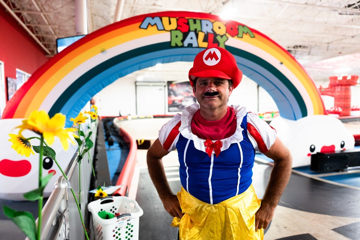 Mushroom Rally brings Mario Kart to life. See more photos from Mushroom Rally here.