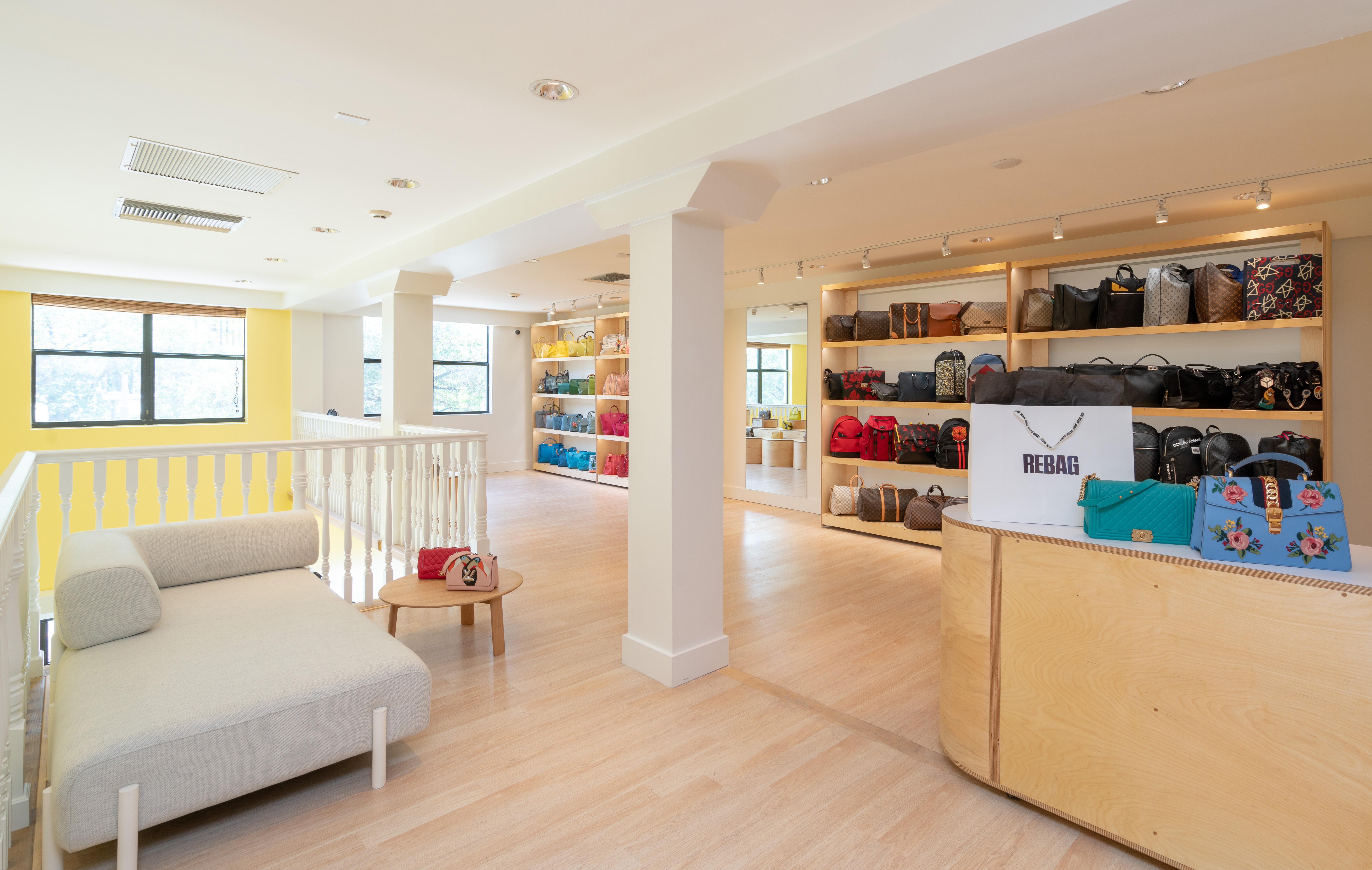 Rebag's First LA Luxury Resale Boutiques Feature Rainbow Walls of