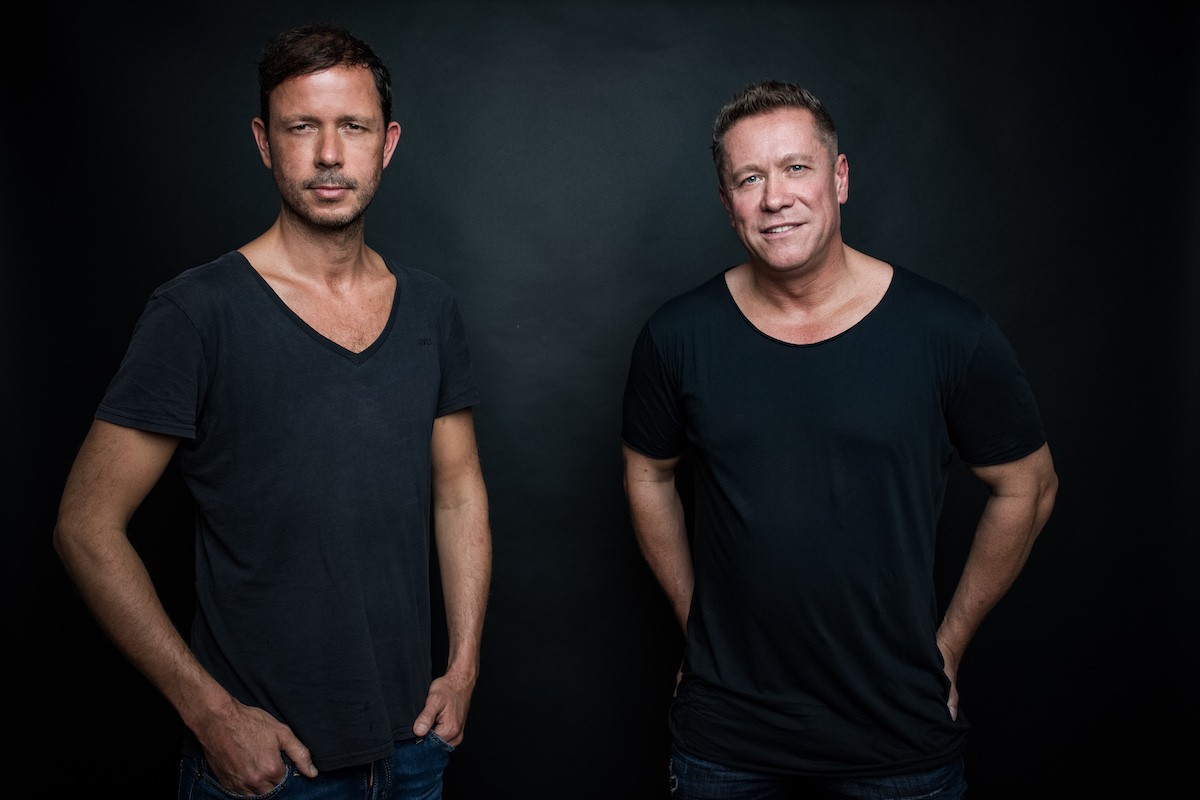 Nic Chagall (left) and Bossi of Cosmic Gate