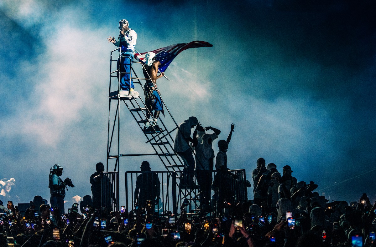 ASAP Rocky Premiered Song Rolling Loud Miami: Travis Scott