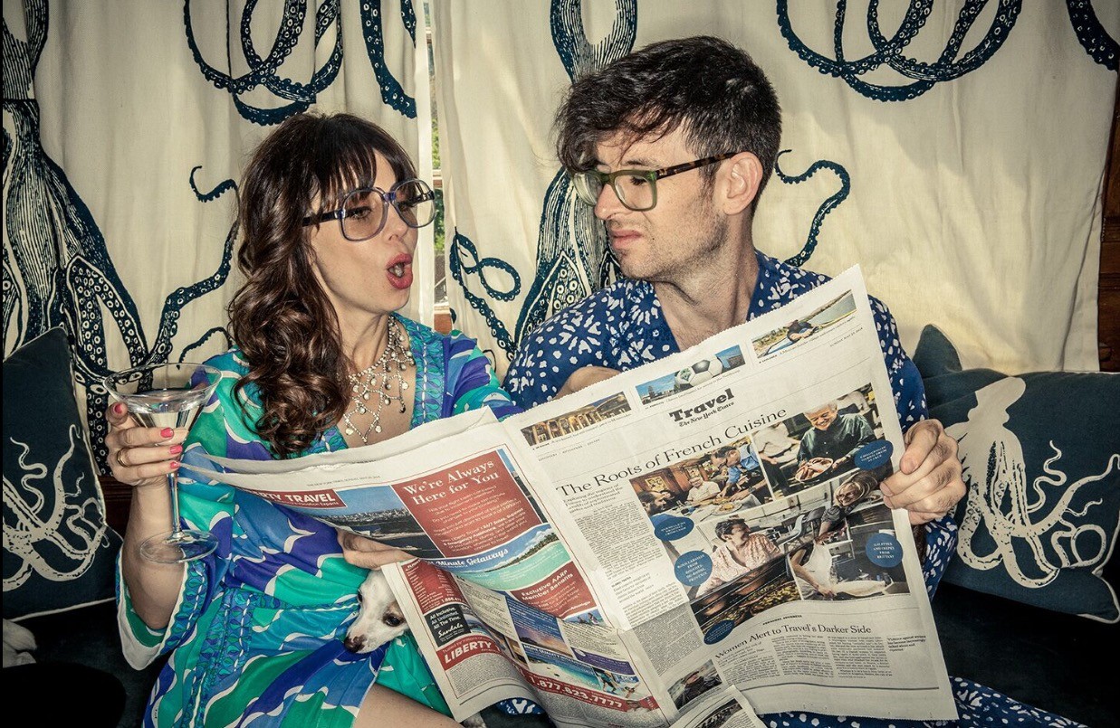 Comics Natasha Leggero and Moshe Kasher keep love alive through podcasting  - Los Angeles Times