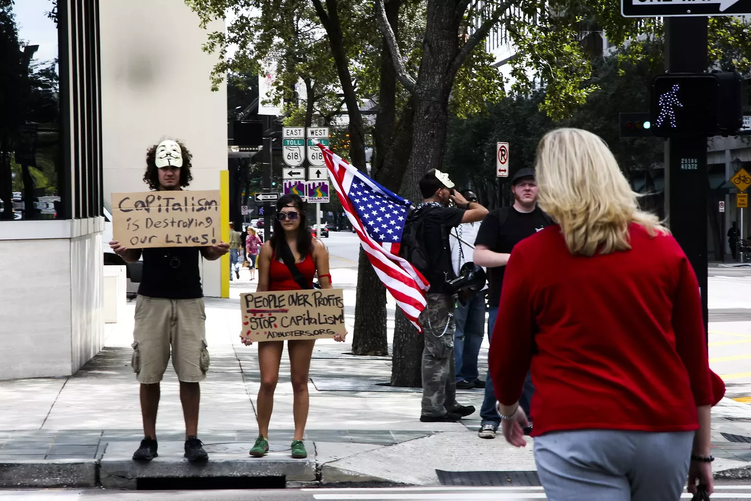 Occupy Tampa Protester Daiquiri Jones Arrested While Boarding Fort