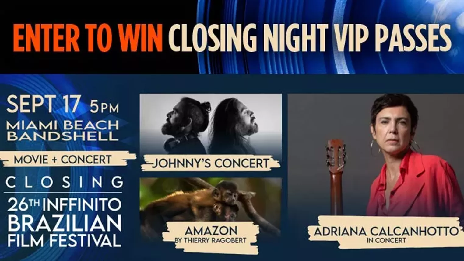WIN 2 VIP PASSES TO CLOSING NIGHT OF INFFINITO - Vimarsana News