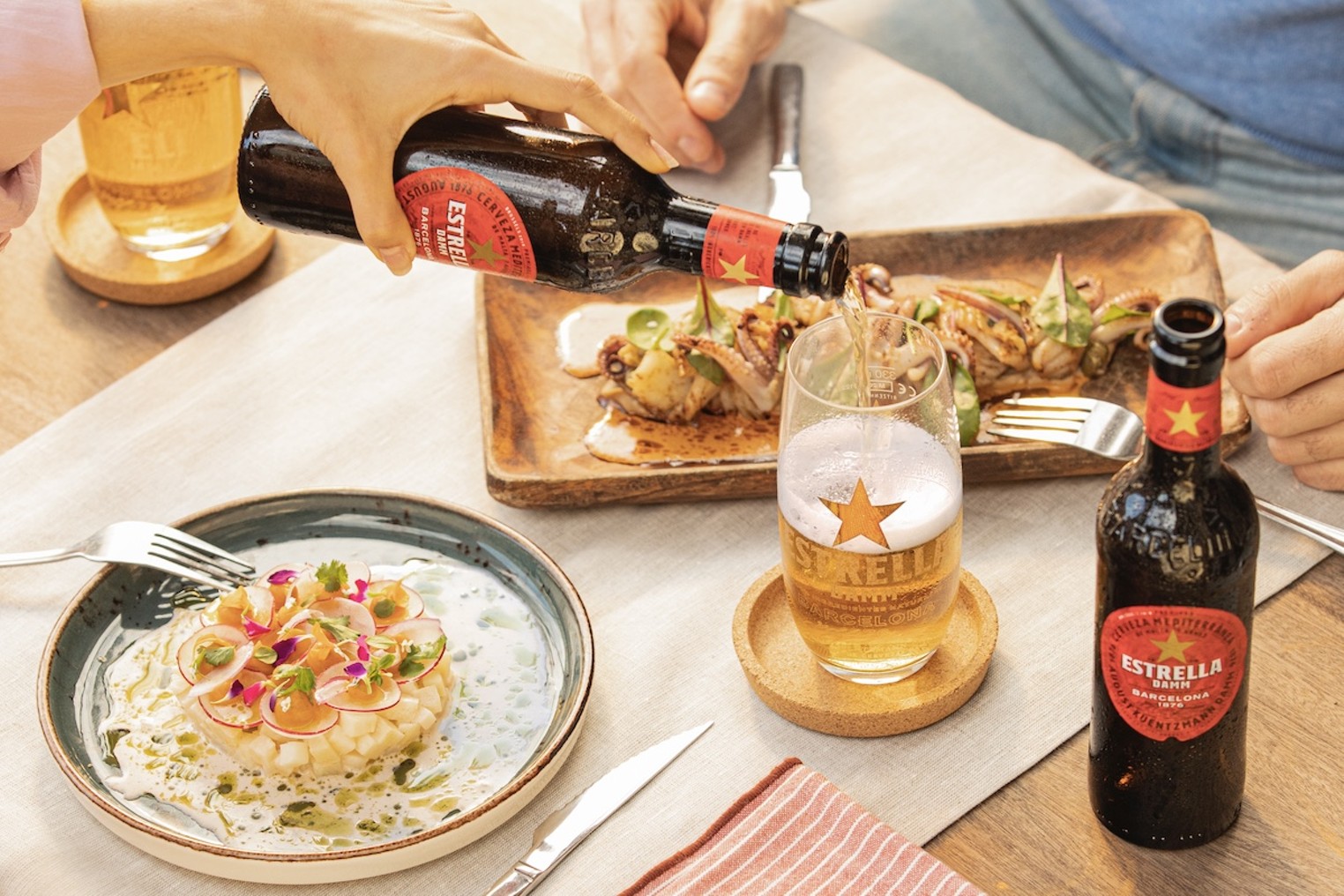 Estrella Damm Culinary Journey Gives Beer and Meals Pairings at Miami Region Places to eat