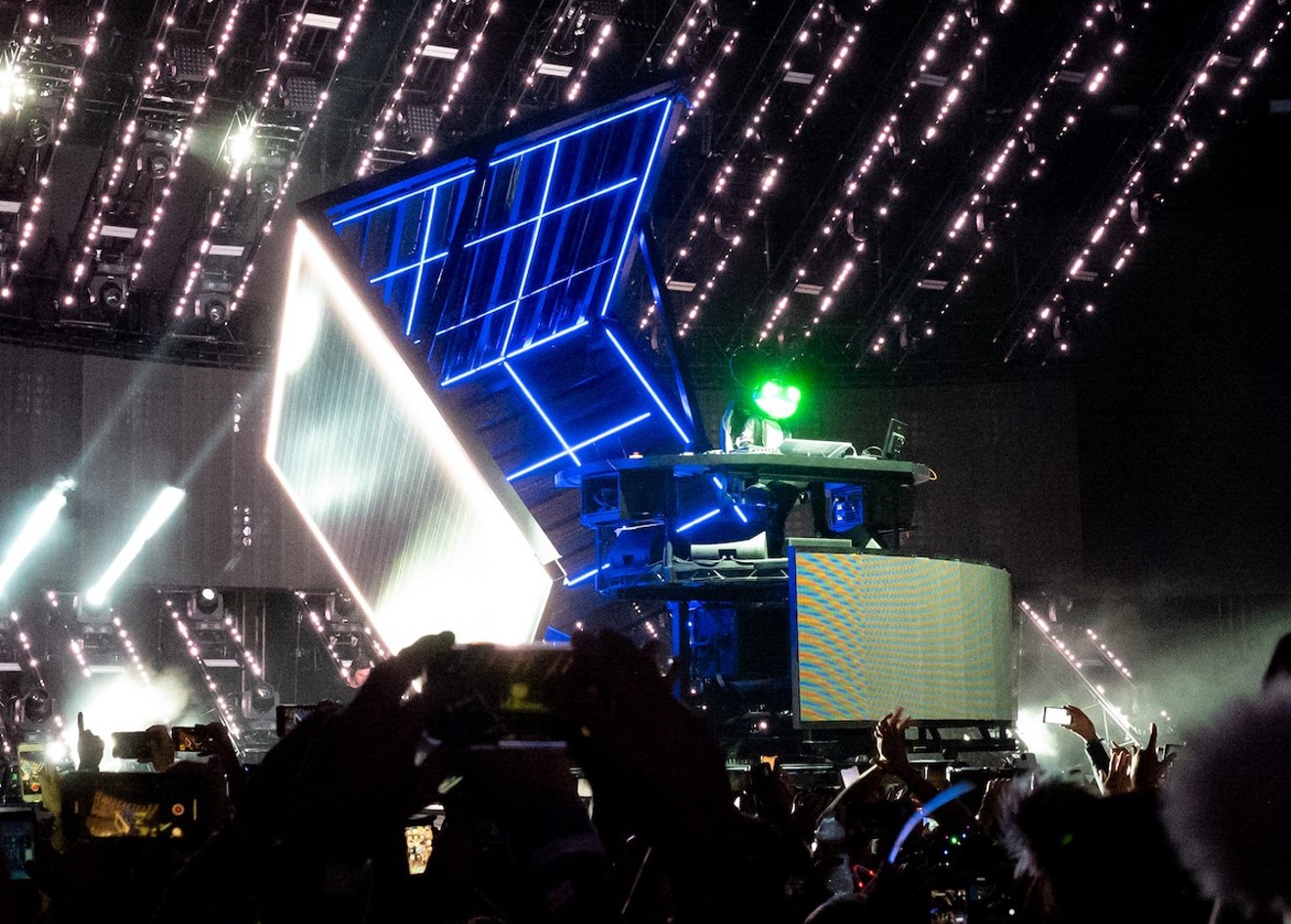 Deadmau5 debuted his latest cube at Ultra last night. View more photos from Ultra Music Festival 2019 Day Two here.