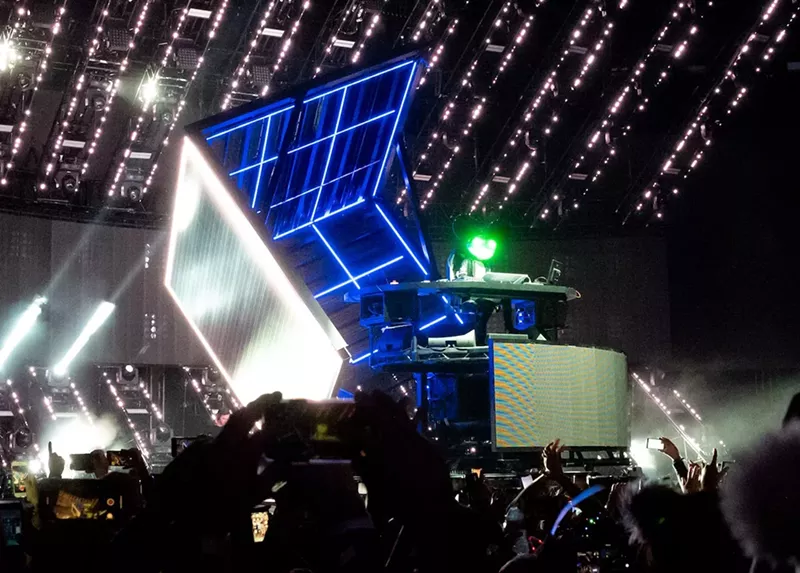 Image: Deadmau5 debuted his latest cube at Ultra last night. View more photos from Ultra Music Festival 2019 Day Two here.