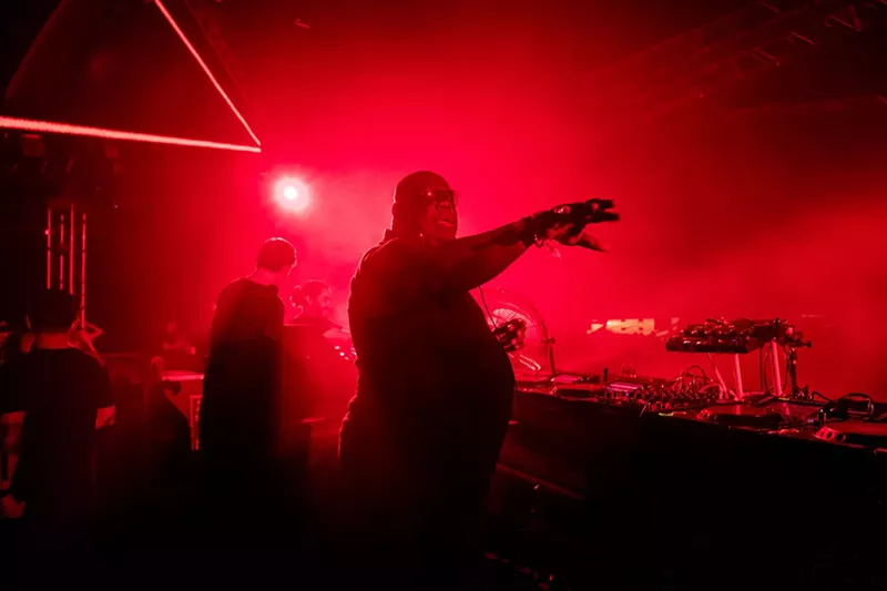Image: Carl Cox lays sonic siege to festivalgoers' ears while DJing at Ultra Music Festival 2019.