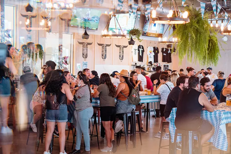 Image: The Unbranded Brewing taproom in Hialeah