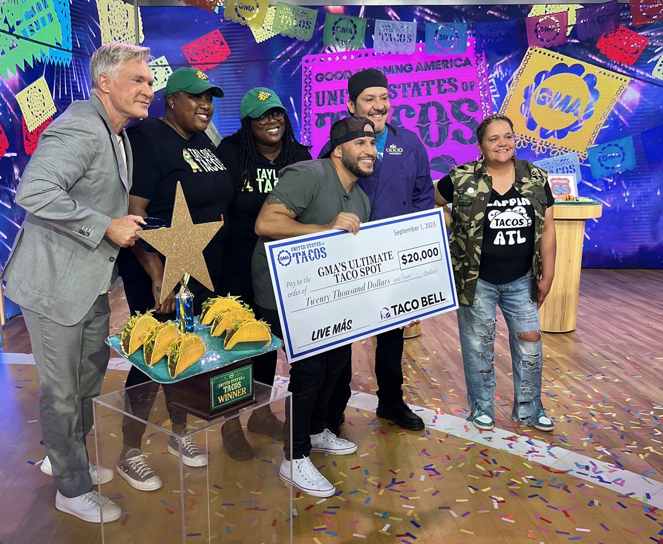 Chef/owner Nuno Grullon of Miami's Uptown 66 taqueria won Good Morning America's "United States of Tacos" competition.