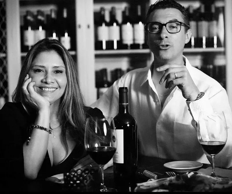 Image: Vista's owners, Fiorella Blanco and Roberto Bearzi.