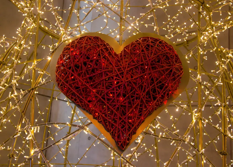 Image: It's almost Valentine's Day, and love is in the air.