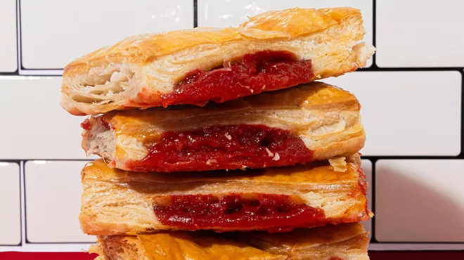 Guava pastelito stack