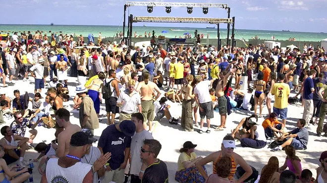 The crowd at Ultra Music Festival in 1999