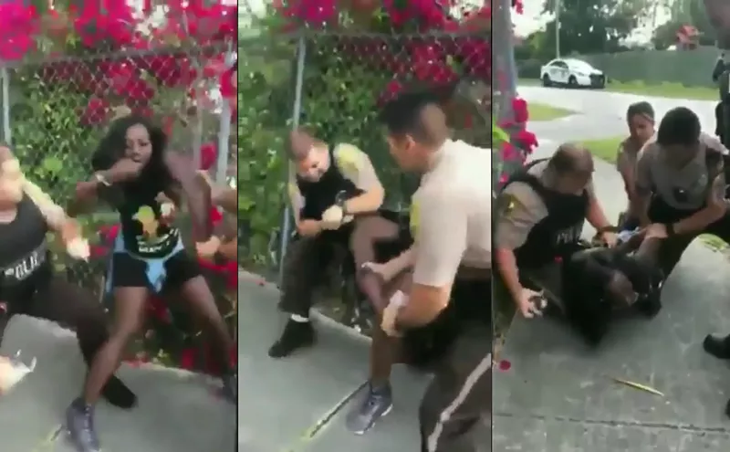 Image: Video: Miami-Dade Police Violently Arrest Black Woman Who Called for Help
