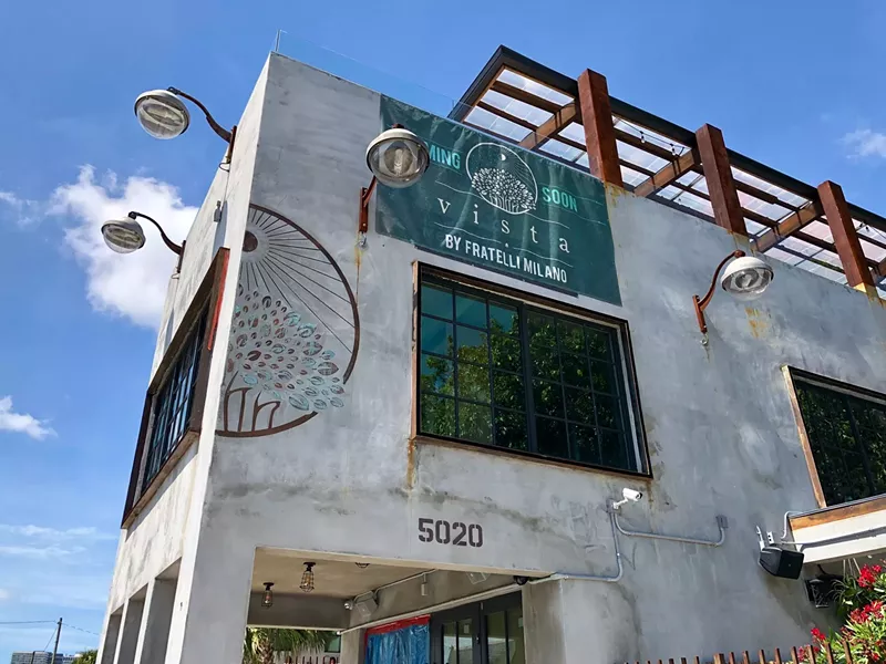 Image: Vista is a two-story Italian restaurant in the recently developed complex Upper Buena Vista.