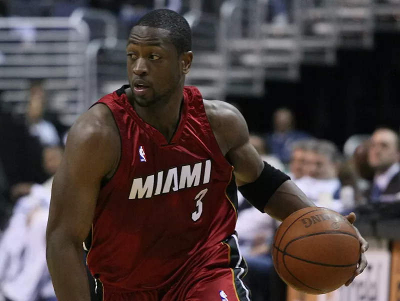 Image: Like the Wade of old, he won the game