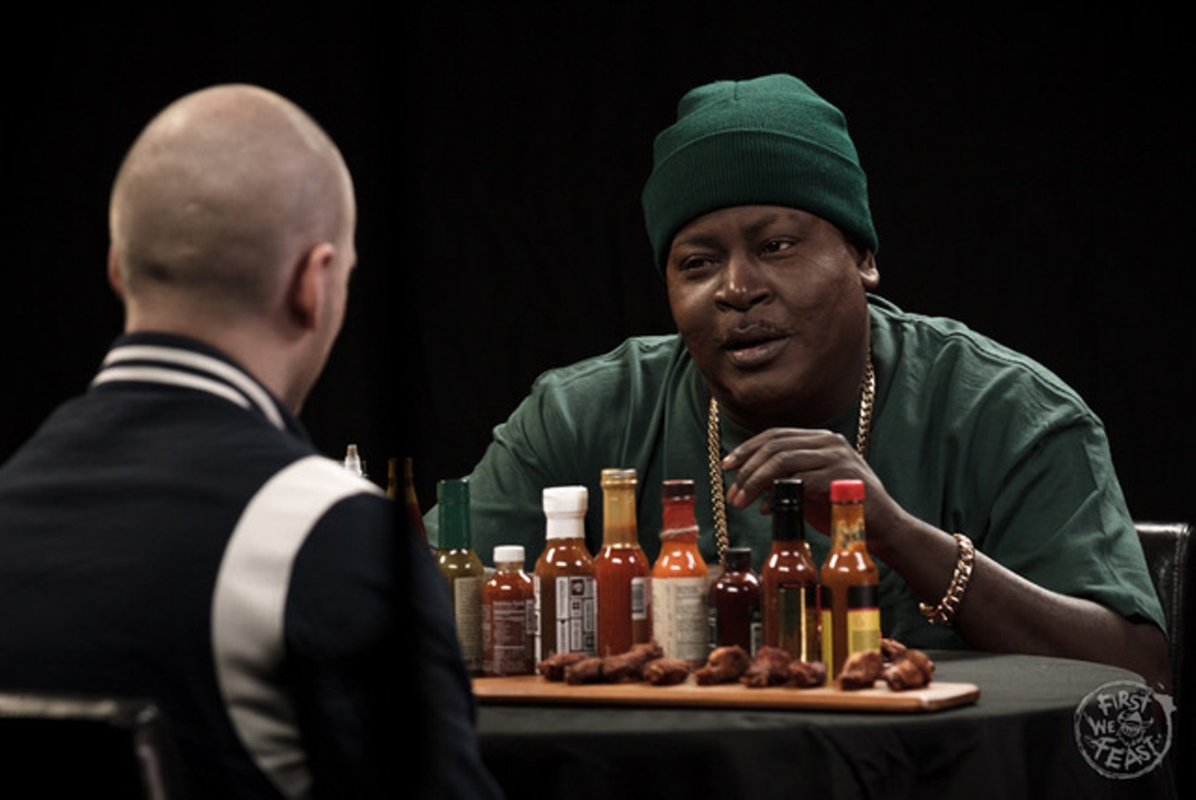 Trick Daddy on Hot Ones.