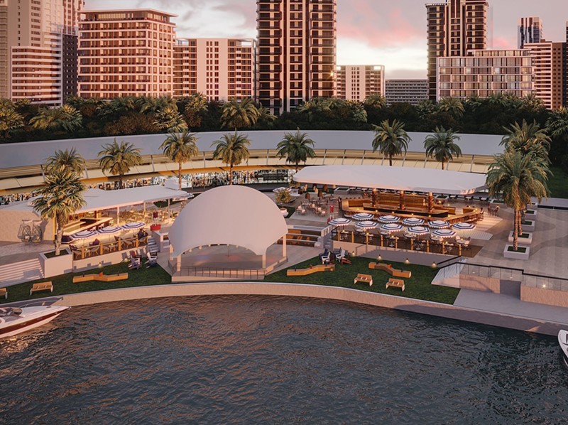 A rendering of Pier 5 at Bayside Marketplace in Miami