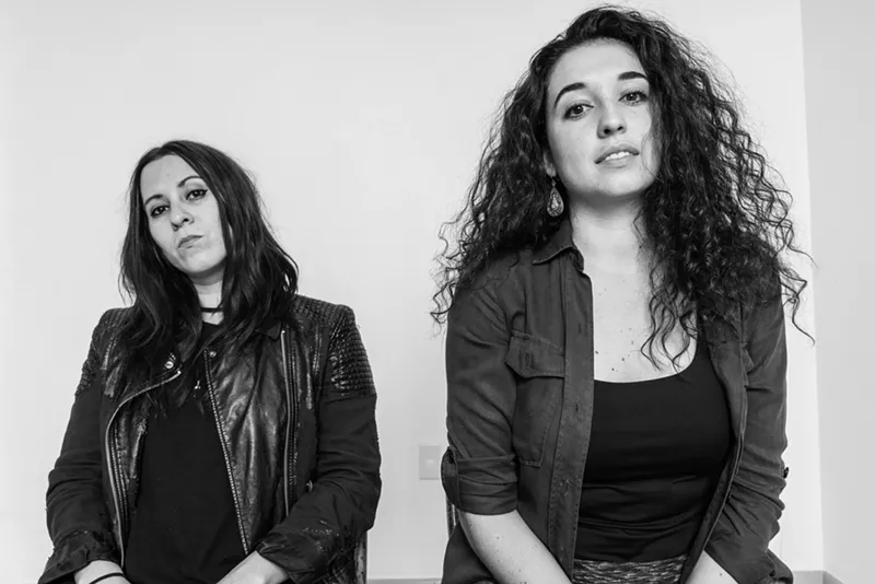 Image: Natalie Smallish (left) and Stephanie Lima of WaxRomantix Records.