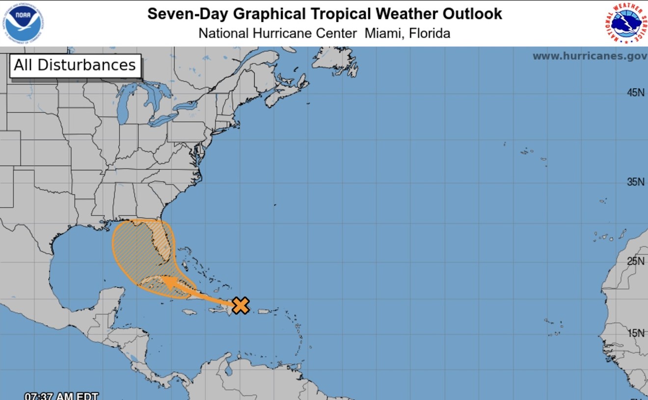 Forecasters Continue to Track Tropical Wave Approaching South Florida From the Caribbean